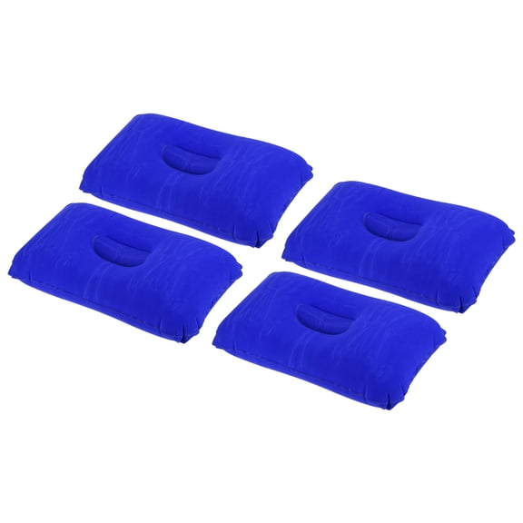 Uxcell Inflatable Pillow, Ultralight Camping Travel Pillow for Hiking, Dark Blue 4 Pack