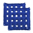 thumbnail image 1 of Uxcell Inflatable Seat Cushion, Portable Air Chair Cushions Square Seat Pad, Blue 2 Pack, 1 of 6
