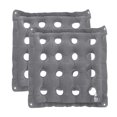 thumbnail image 1 of Uxcell Inflatable Seat Cushion, Portable Air Chair Cushions Square Seat Pad, Gray 2 Pack, 1 of 6