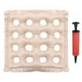 thumbnail image 1 of Uxcell Inflatable Seat Cushion, Portable Chair Cushion Backrest Air Seat Pad, Beige, 1 of 6