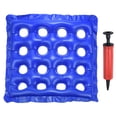 thumbnail image 1 of Uxcell Inflatable Seat Cushion, Portable Chair Cushion Backrest Air Seat Pad, Blue, 1 of 6