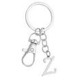 thumbnail image 1 of Uxcell Initial Letter Keychain, Key Chain DIY Pendant Key Ring Bags Backpacks Decor for Men Women Party Gifts Favors Z, 1 of 7