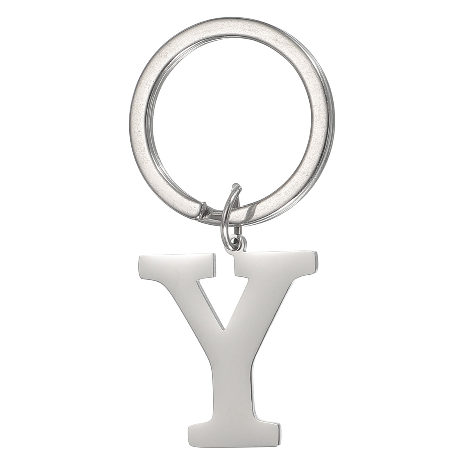 Uxcell Initial Letter Keychain, A-Z Alphabet Key Chain for Men