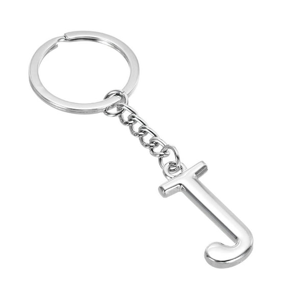 Uxcell Initial Letter Keychain - Metal Alphabet Pendant Women Girls Gift [Letter A]