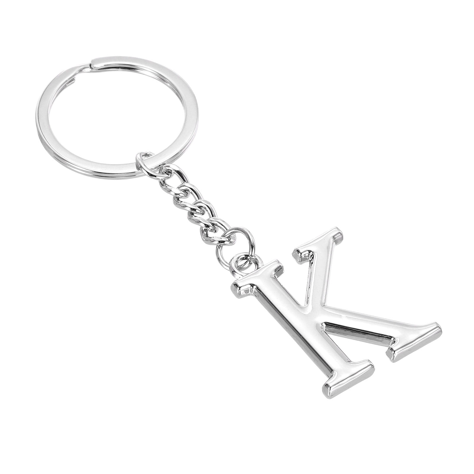 Key Chain K Uxcell Initial Letter Keychain Metal Alphabet Pendant Key Chain Charm ...