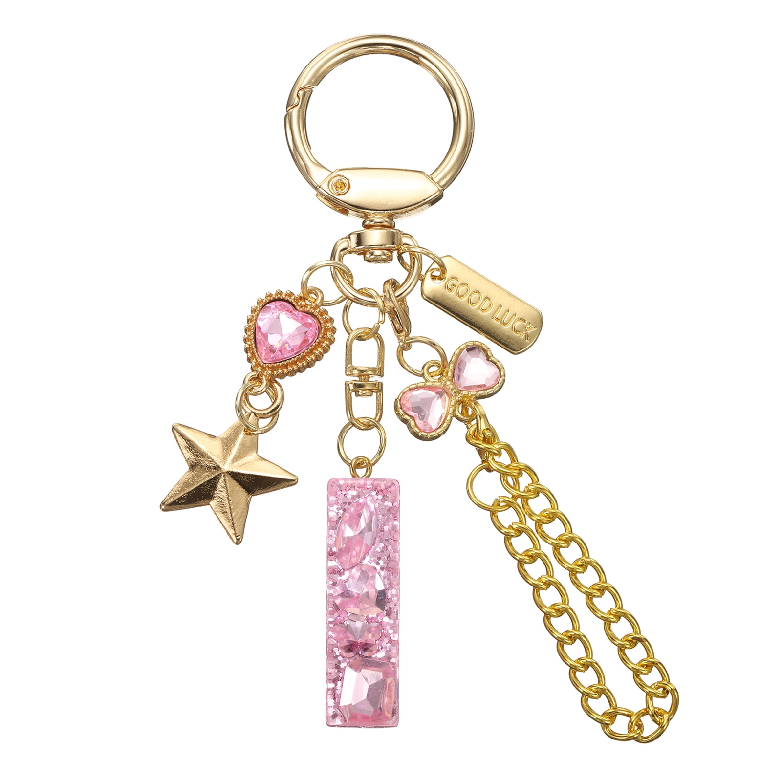♡専用♡ Uxcell Initial Letter Keychain for Women, Cute Letter Keychains