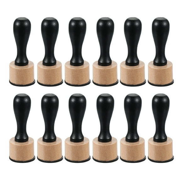 Uxcell Ink Blending Tool, 12 Pcs Ink Mixing Blending Tool with Round Foam Refills