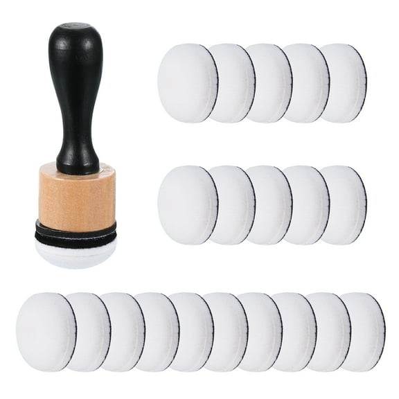 Uxcell Ink Blending Tool, 21 Pack Ink Mixing Blending Tool with Round Foam Refills for Scrapbooking