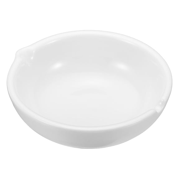 Uxcell Ink Dish Plate for Chinese Calligraphy, Ceramics Ink Holder Rest Ink, White