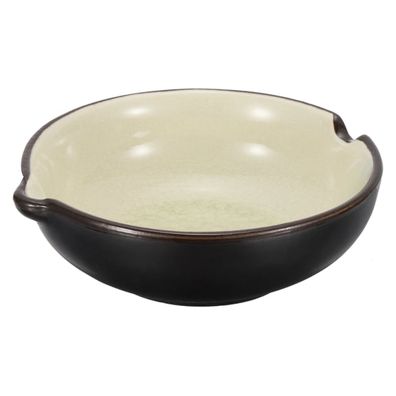 Uxcell Ink Dish Plate for Chinese Japanese Calligraphy, 1Pcs, Yellow