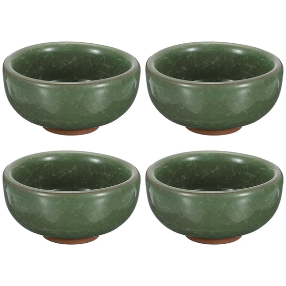 Uxcell Ink Dish Plate for Chinese Japanese Calligraphy, 4Pcs, Light Green
