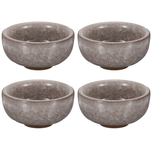 Uxcell Ink Dish Plate for Chinese Japanese Calligraphy, 4Pcs, Light Purple