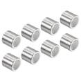 thumbnail image 1 of Uxcell Inline Axle Bearing Spacers Skates Speed Spacer Hardware Aluminum for 8mm Axle Roller, Silver 16 Pack, 1 of 5