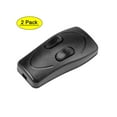 thumbnail image 1 of Uxcell Inline Cord Switch AC 250V 1A Duplex On Off Feed-Through Rocker Switch for Desk Light Black 2Pack, 1 of 5
