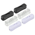 thumbnail image 1 of Uxcell Inline Cord Switch AC 250V 2A SPST Feed-Through Rocker Switch for Desk Light White+Black+Clear 6Pack, 1 of 7
