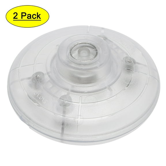 Uxcell Inline Foot Pedal Push Button Switch,Lamp Control ON/Off Foot switch Clear 2 packs