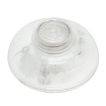 Uxcell Inline Foot Pedal Push Button Switch,Round Lamp Light Control ON/Off Transparent