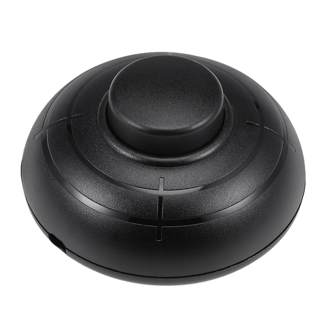 Uxcell Inline Foot Pedal Push Button Switch, Round Lamp Light Foot
