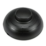 Uxcell Inline Foot Pedal Push Button Switch, Round Lamp Light Foot Control ON/Off Black