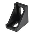 thumbnail image 1 of Uxcell Inside Corner Bracket Gusset  1.1''x 1.1'' for 2020 Series Extrusion Profile Aluminum Black 10 Pcs, 1 of 3