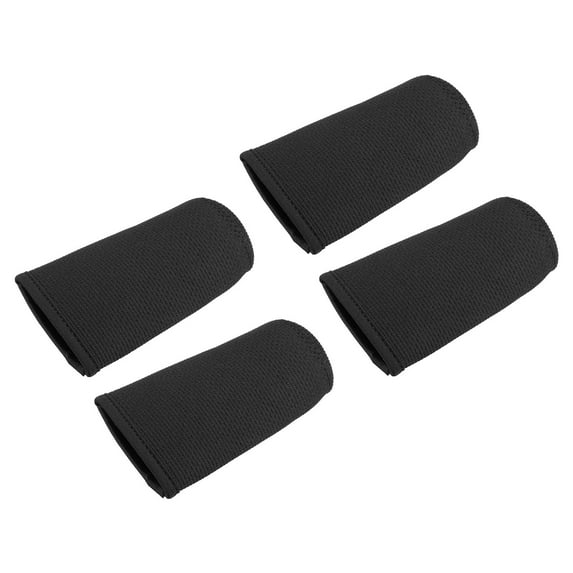 Uxcell Insulated Textured 12oz Neoprene Bottles Covers Can Cooler Sleeves Black 4 Pack