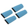 thumbnail image 1 of Uxcell Insulated Textured 12oz Neoprene Bottles Covers Can Cooler Sleeves Blue 4 Pack, 1 of 6