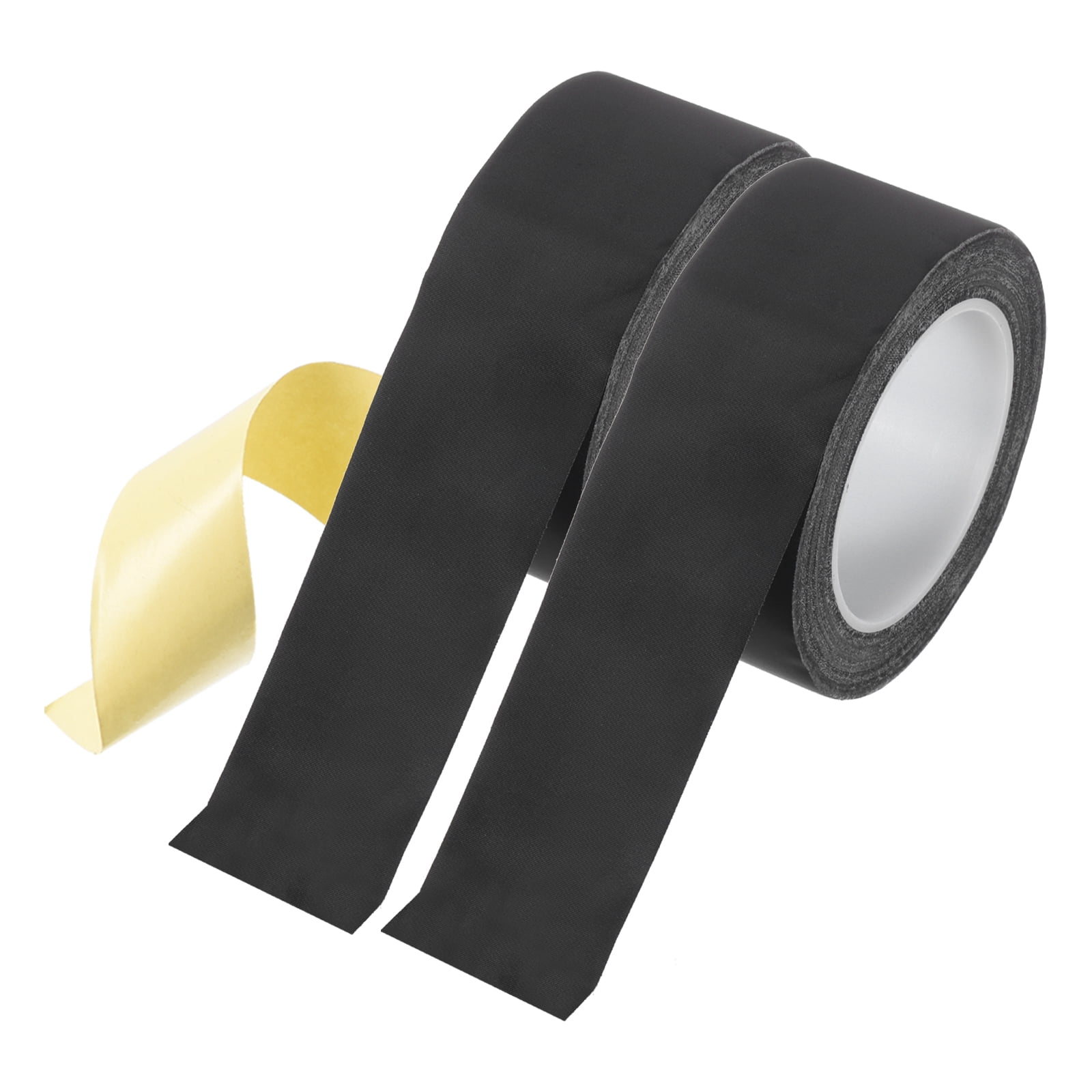 Uxcell Insulating Acetate Cloth Adhesive Tape, 2in x 98ft Black Electrical Heat Resistant Fabric Tape, 2Pcs