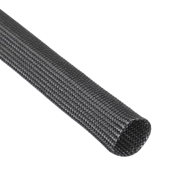 Uxcell Insulation Cable Protector, 9.8Ft-14mm High TEMP Fiberglass Sleeve Black