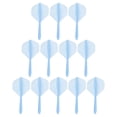 thumbnail image 1 of Uxcell Integrated Dart Shaft & Flights, 12 Pack Lightweight Dart Flight Set, Blue, 1 of 5