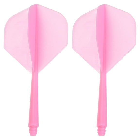 Uxcell Integrated Dart Shaft & Flights, 2 Pack Lightweight Dart Flight Set, Pink