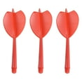thumbnail image 1 of Uxcell Integrated Dart Shaft & Flights, 3 Pack Plastic Dart Flight Set, Red, 1 of 5