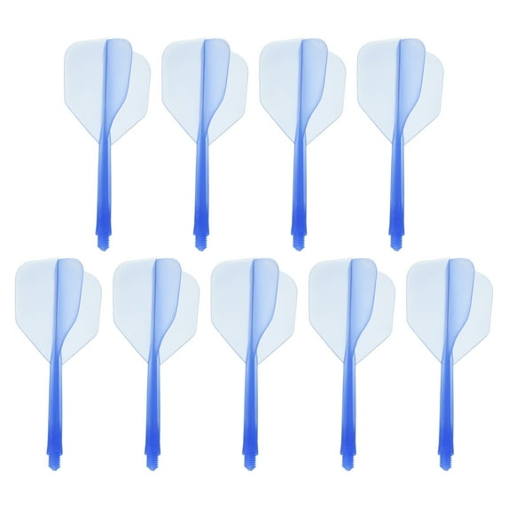 Uxcell Integrated Dart Shaft Flights, 9 Pack Durable Dart Flight Set, Blue