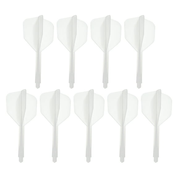 Uxcell Integrated Dart Shaft Flights, 9 Pack Durable Dart Flight Set, Clear