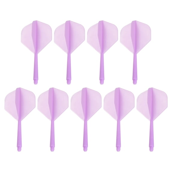 Uxcell Integrated Dart Shaft & Flights, 9 Pack Lightweight Dart Flight Set, Purple