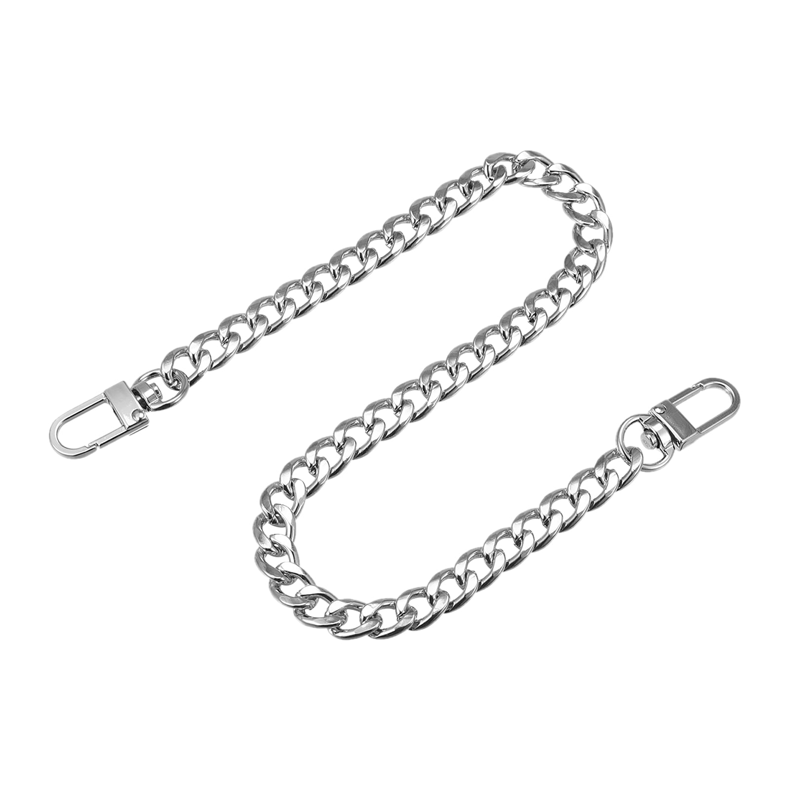 Shiny Metal Bag Chains Iron Flat Chains for Body Replacement