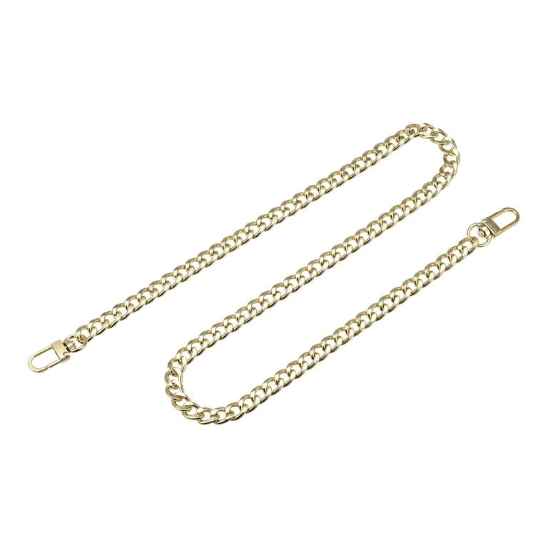 Uxcell Iron Flat Chain Strap, 16 Handbag Chains Purse Straps DIY  Replacement, Silver