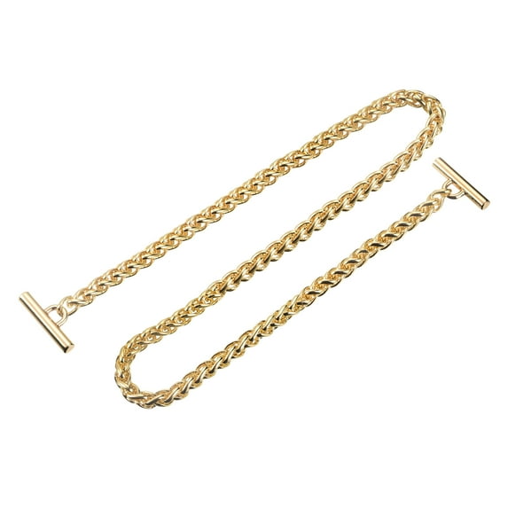 Uxcell Iron Flat Chain Strap, 39" Handbag Purse Chain Strap DIY Bag Replacement, Gold Tone