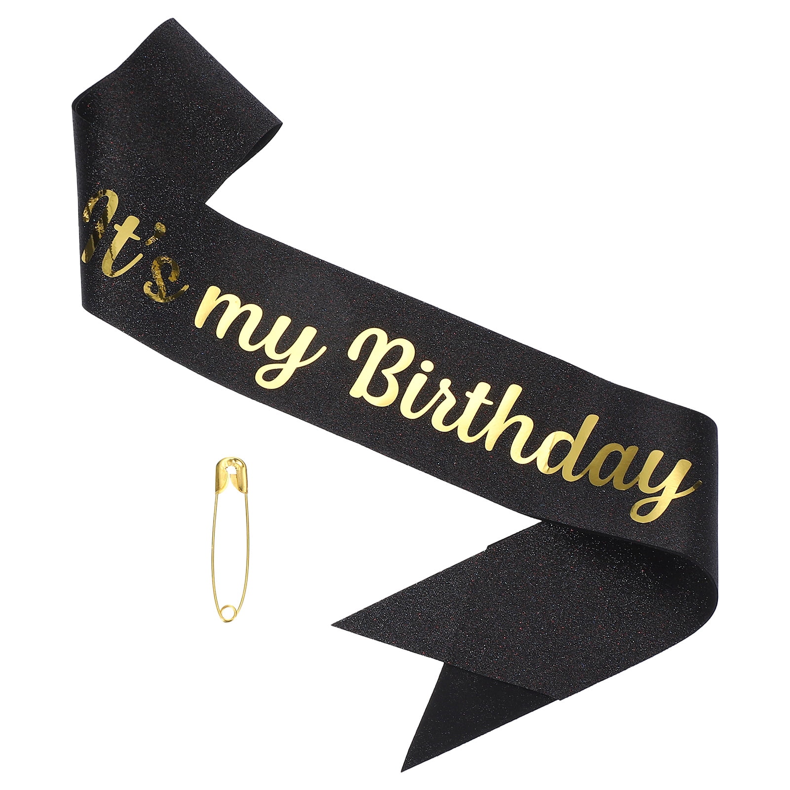 Uxcell It's My Birthday Glitters Sash for Women Party Favors Supplies ...