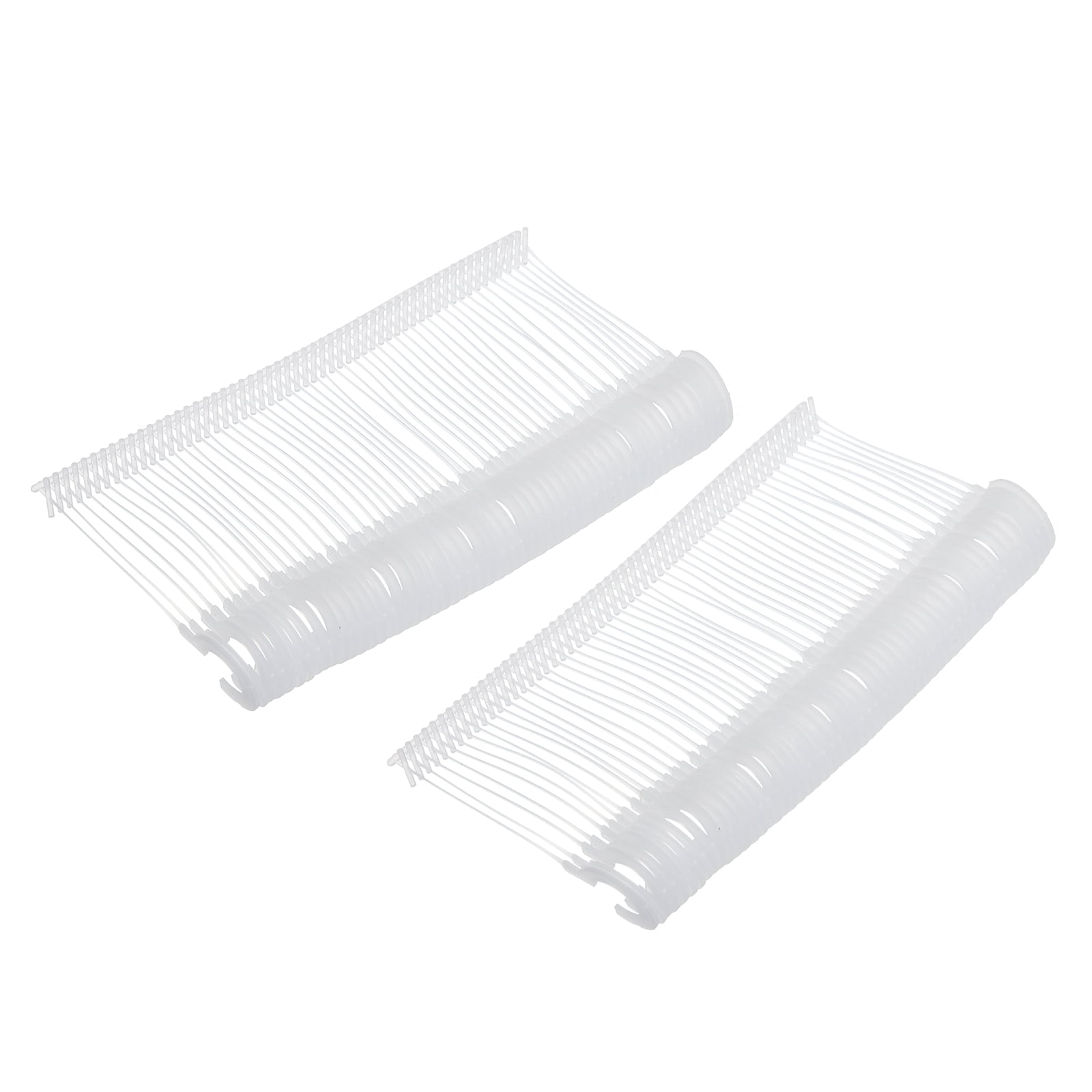 500 Attaccaprezzi In Plastica Trasparenti Per Etichette Abbigliamento - Lunghezza 3,5 Cm - Sourcing Map - 3