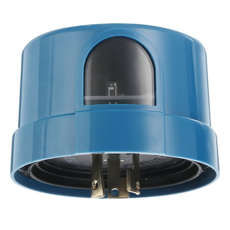 Uxcell JL-205C Twist Lock Photocell for Outdoor Lights, Photocell Sensor Auto on Off Switch Light Control, Blue