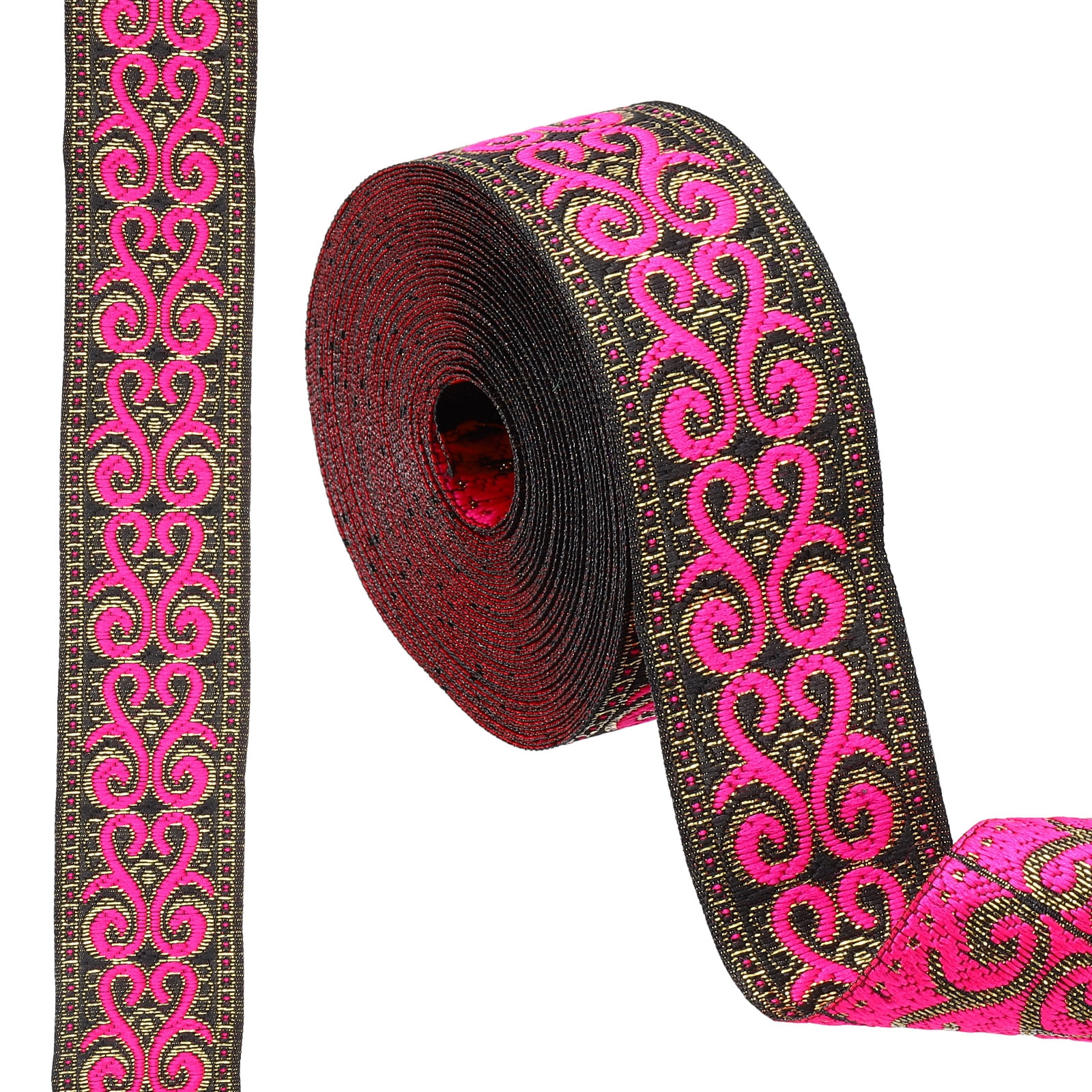 Pattern Colthings Uxcell Jacquard Ribbon Palmette Patterns 7.6 Yards x 1.3