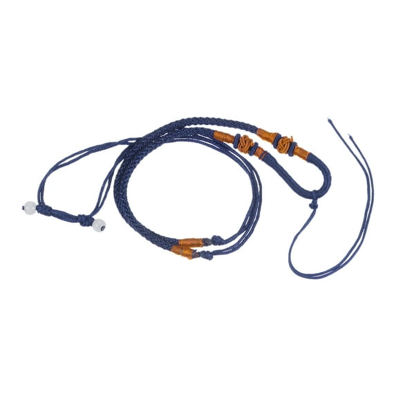 Uxcell Jade Rope Nylon Cord Necklace Strings Emerald Rope, Navy Blue 3 Pack