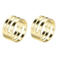 thumbnail image 1 of Uxcell 2Pcs Jump Ring Opening Tool Brass Circle Open and Close Tools for DIY Making Supplies Repair Gold, 1 of 5
