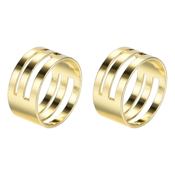 Uxcell 2Pcs Jump Ring Opening Tool Brass Circle Open and Close Tools for DIY Making Supplies Repair Gold