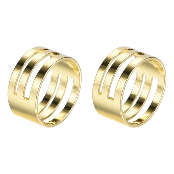 Uxcell 2Pcs Jump Ring Opening Tool Brass Circle Open and Close Tools for DIY Making Supplies Repair Gold
