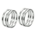 thumbnail image 1 of Uxcell Jump Ring Opening Tool, 19mm Stainless Steel Circle Open and Close Tools for DIY Making Silver Tone 2 Pack, 1 of 5
