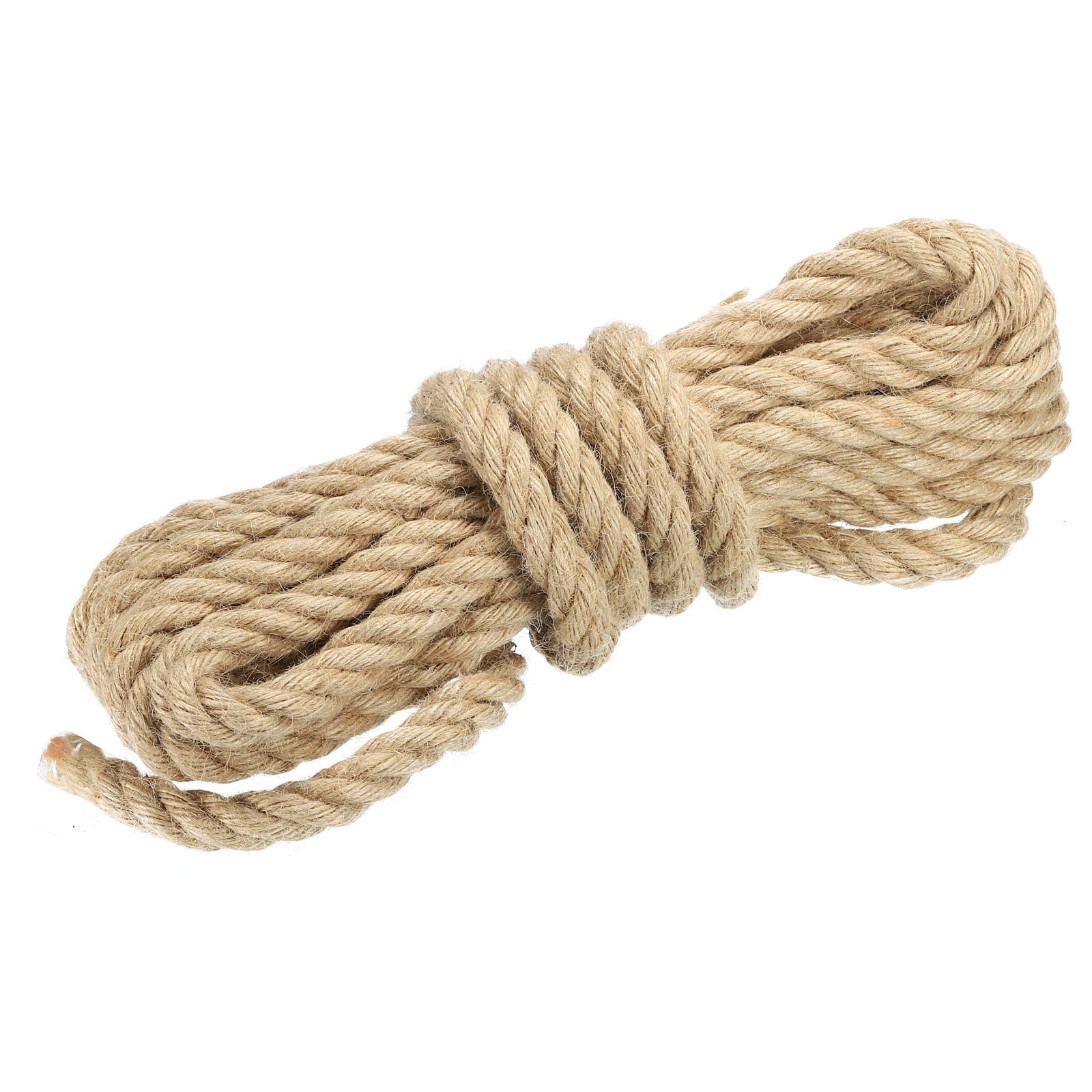 Uxcell Jute Twine 14mm, 16 Feet Long Brown Twine Rope for DIY Subjects ...