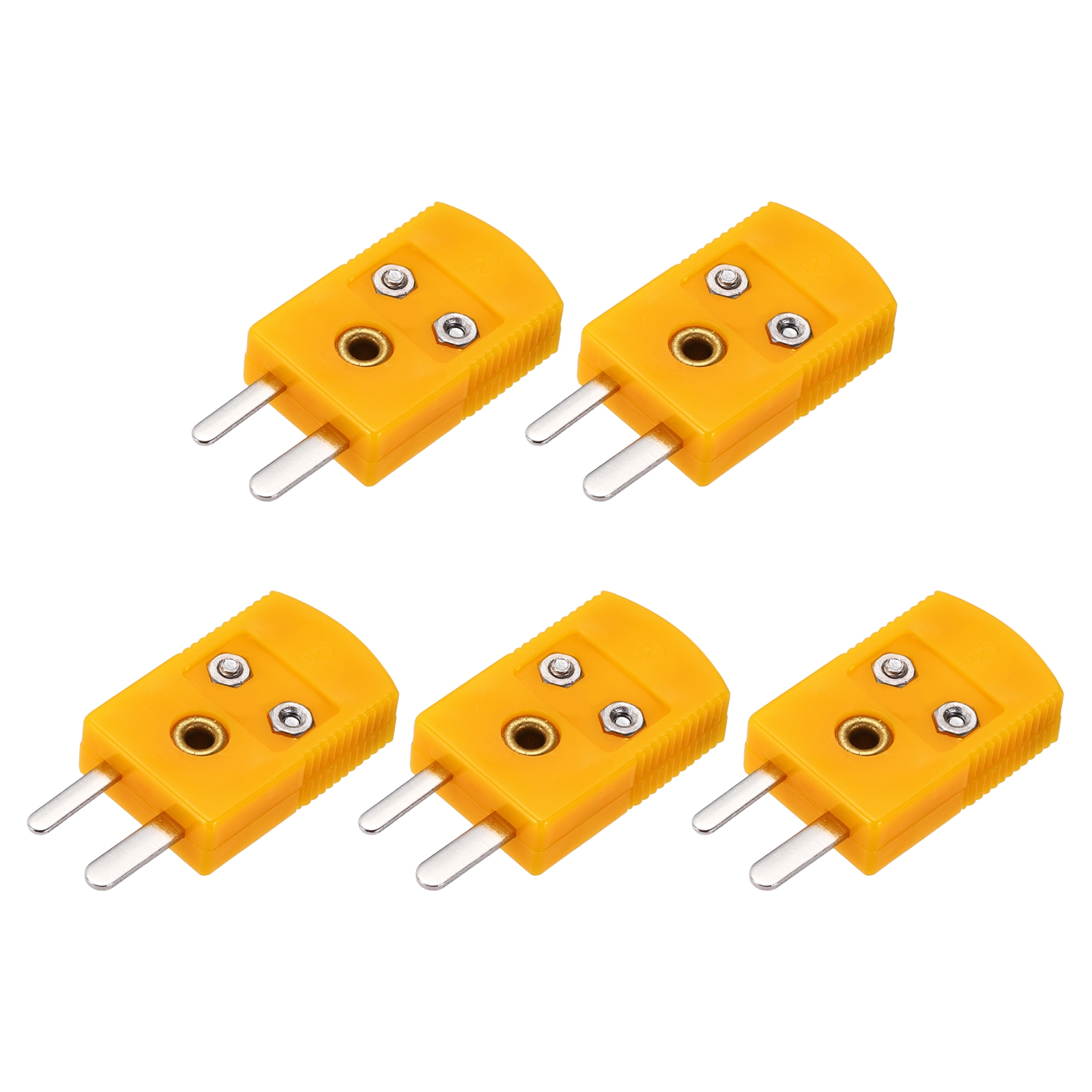 Msle Plug Adapter Uxcell K Type Thermocouple Wire Connectors Male Plug Adapter High ...