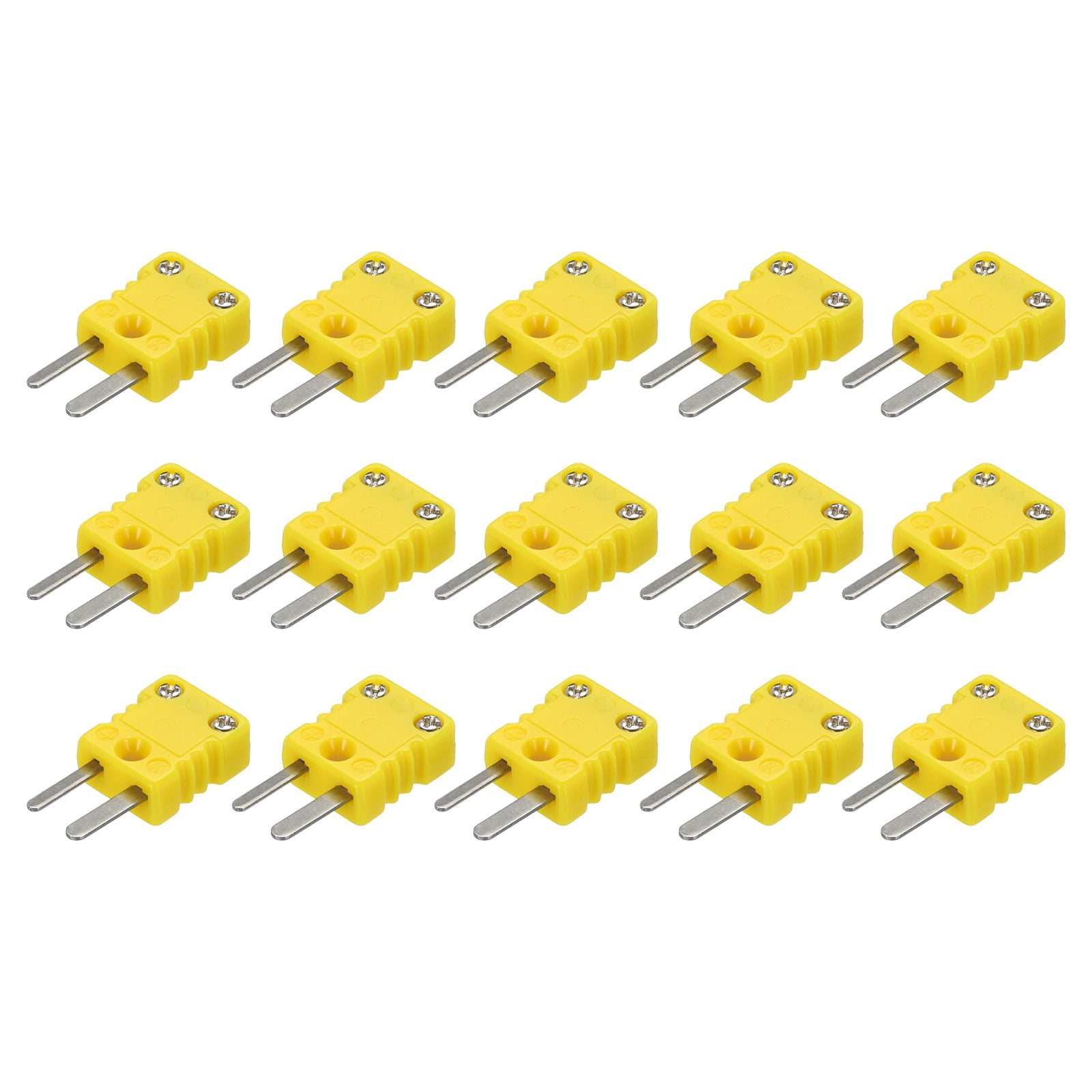 Msle Plug Adapter Uxcell K Type Thermocouple Wire Connectors Male Plug Adapter High ...