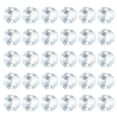 thumbnail image 1 of Uxcell K9 Crystal Octagon Beads 2 Holes Pendants, 30 Pack 14mm Chandelier Prisms Hanging Beads Clear, 1 of 6